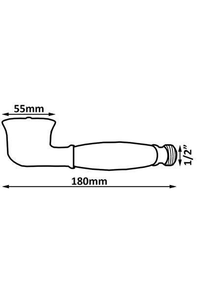 Other Retro Style White/Chrome Shower Head, Brass/Plastic