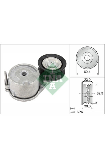 FAG Intinzator Curea Curea Distributie Ford Fiesta 7/Focus 4 Limuzina/Kuga 3