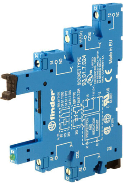 Other Soclu șină DIN de 62 mm pentru relee din seria 34, 624 V CA și CC