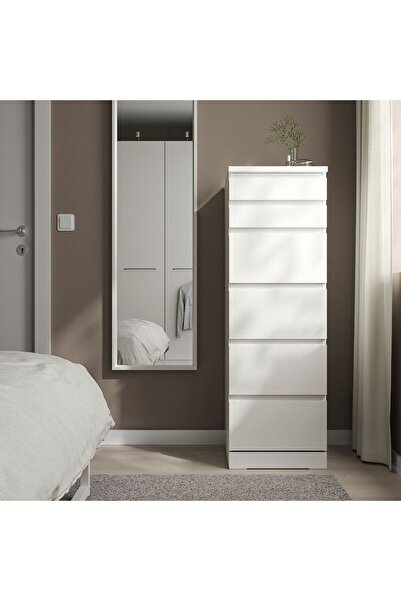 hobiurun Boy aynası, beyaz, 40x150 cm