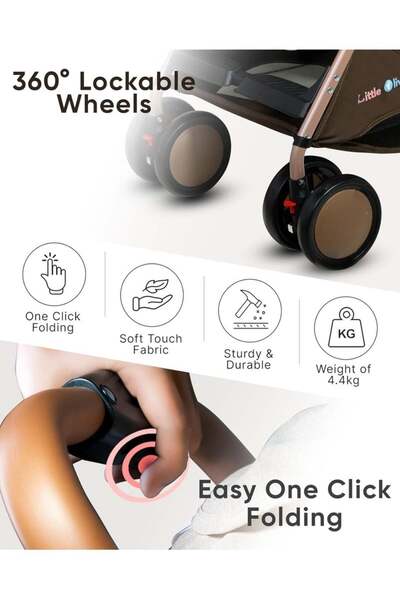 Fun Moment Lightweight and foldable stroller for travel