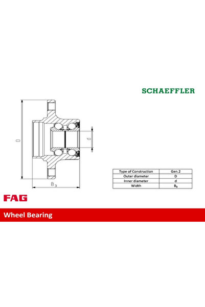 FAG Set Rulment Roata Seat Toledo 4 Skoda Rapid/Roomster