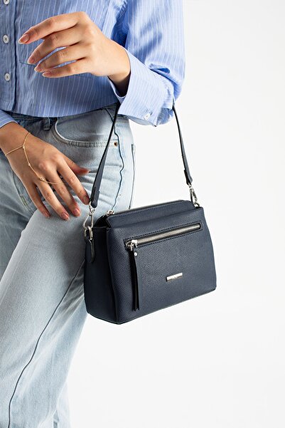 H&D COLLECTİON حقيبة كتف وحقيبة كروس مبطنة بـ 7 أقسام و2 حزام مناسبة للاستخدام اليومي