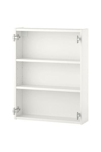 hobiurun Banyo duvar dolabı iskeleti, beyaz, 60x15x75 cm