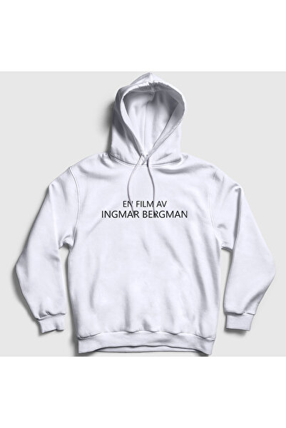 Presmono Unisex White Top Film Av Ingmar Bergman Gift Director Hooded Sweatshirt 577443Tt