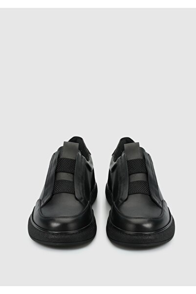 Provoq Μαύρα Δερμάτινα Ανδρικά Παπούτσια