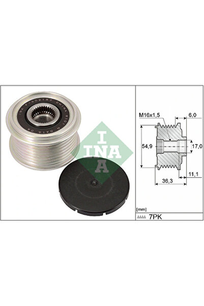 FAG Sistem Roata Libera Generator Nissan Navara NP300 Pick-Up/Navara NP300 Pl...