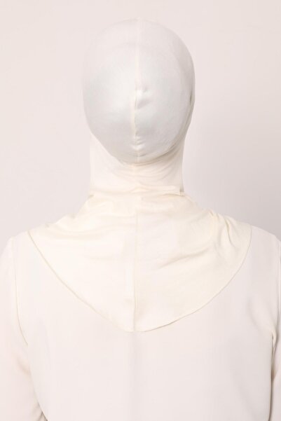 Levidor Cream Hijabchi Bonnet with Neck Collar