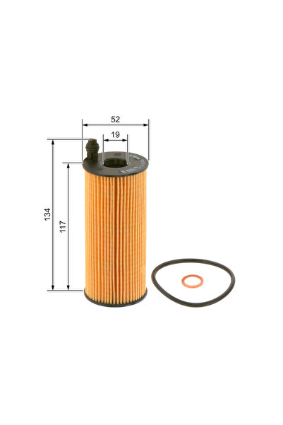 Bosch Filtru Ulei Alpina D3/D5 Bmw 1/3/5