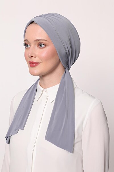 Levidor A.Gri Kelebek Desen Hazır Şal