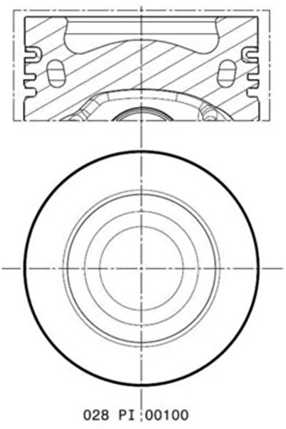 MAHLE Piston Audi A3/A4 B8/A6 C6 Seat Altea/Leon/Toledo 3