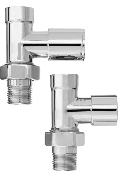 Other Set of straight radiator valves 1/2" chrome