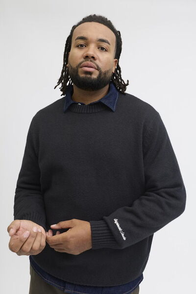 Jack & Jones Plus Size Crew Neck Sweater - Norrebro