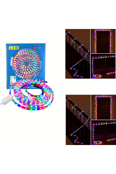 JML Banda Led 10m Lumina Multicolora, cu Cablu Alimentator Multifunctionala