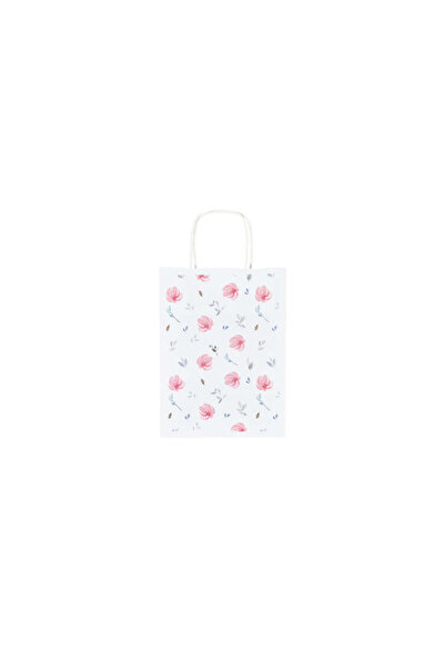 Papette Set of 10 Kraft Paper Bags with Pattern 14 Floral 18 x 24(H) x 7cm