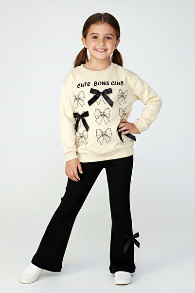 DMB BOYS & GIRLS Комплект дънки с панделки в испански стил за момичета