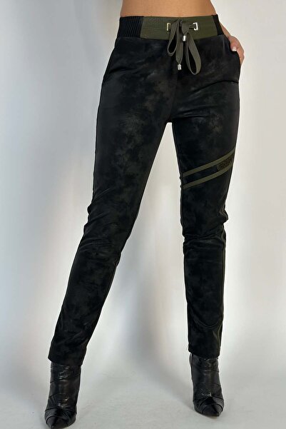 WildFashion Casual faux leather long pants V642-100