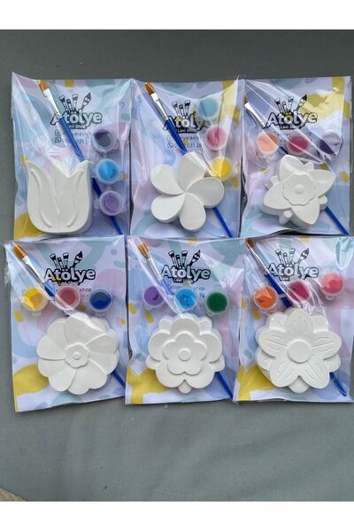 Atölye Lavi Shop مجموعة لافاي شوب للرسم بالأزهار، اصنعها بنفسك، هدية عيد ميلا...