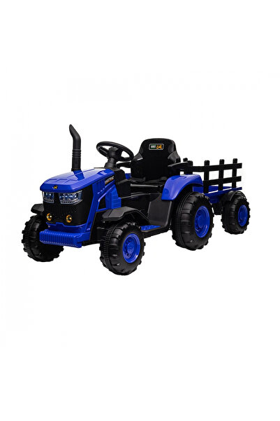 Nichiduta Tractor electric pentru copii Track Blue 90W cu telecomanda 2.5G, A...