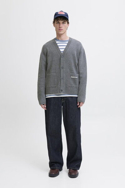 Jack & Jones Men's V-Neck Buttoned Sweater - Norrebro