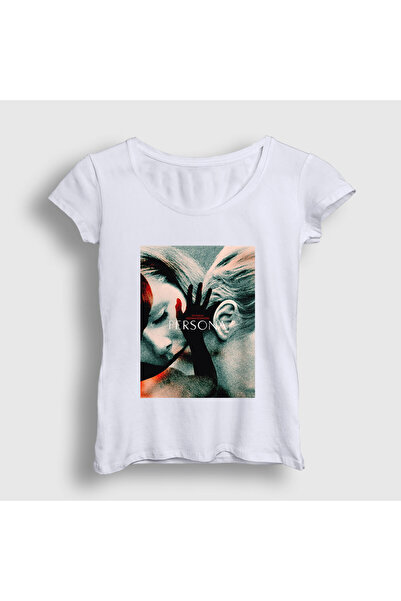 Presmono Tricou alb Ingmar Bergman Persona pentru femei 577988tt