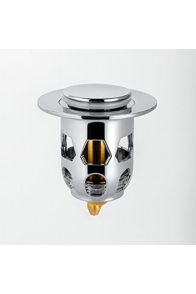 LEIHMANN Dop scurgere chiuveta, universal, deschidere cu click, material otel