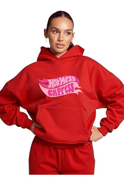 ArtYus Unisex Hot Mess Colorful Special cu imprimeu Cotton supradimensionat c...