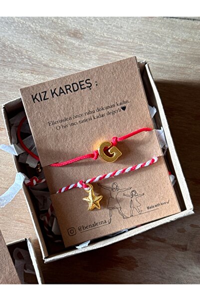 Ben Aleina Lettered Martenica Gift Bracelet Set