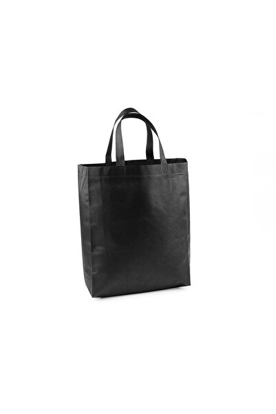 Crisalida Decorative Non-Woven Shopping Bag, 30 x 37 cm, Black
