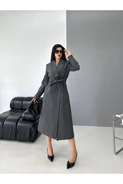 ZF BUTİK Premium Imported Fabric Cashmere Coat