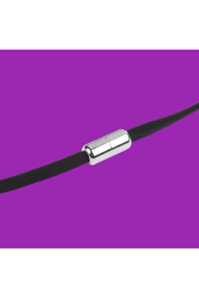 Crisalida Set de 2 șireturi rotunde elastice și reglabile, 0,5 x 100 cm, Negre