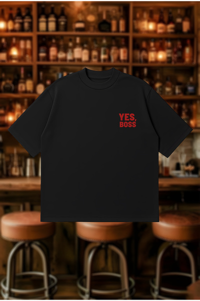 PURE POWER Yes Patron Boxy Fit Oversize Unisex T-shirt – Τυπωμένο T-shirt | S...