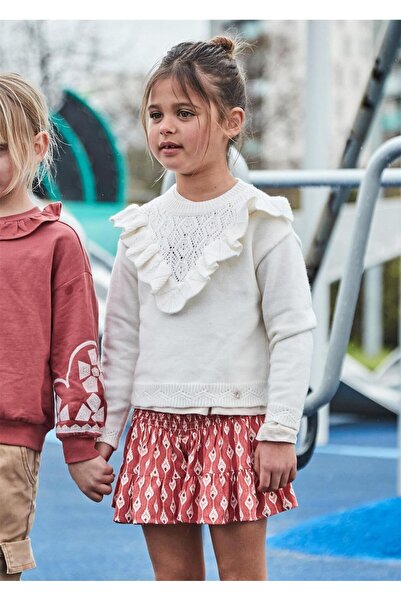 MAYORAL Girl's Patterned Shorts Skirt Fuchsia 4907