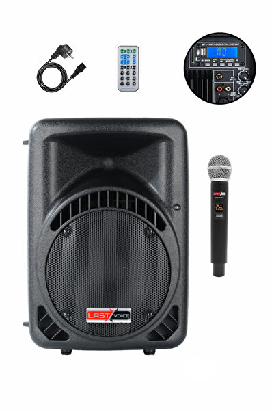 Lastvoice Ample-08AP Taşınabilir Seyyar Portatif Mikrofonlu Elektrikli Ses Si...