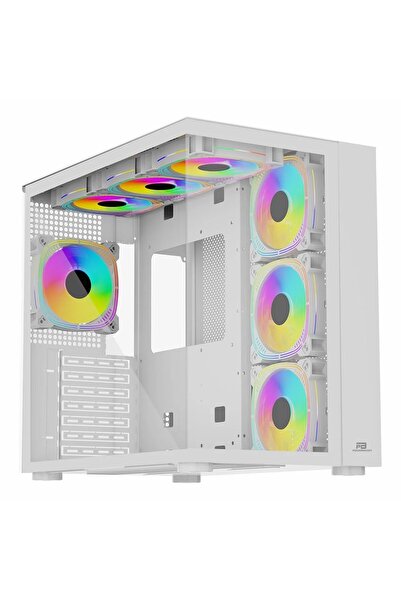 Power Boost PowerBoost PB-SS02W USB 3.2 ARGB ATX Mid Tower Beyaz Kasa