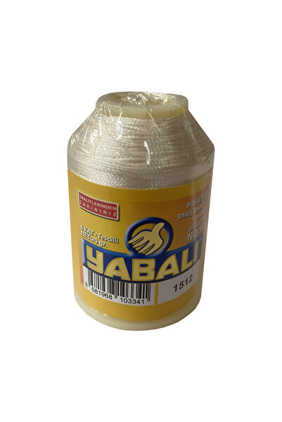 Yabalı Polyester Dikiş Dantel Nakış İpi 1512 Kirli Krem 20 Gram 6 Kat No: 50