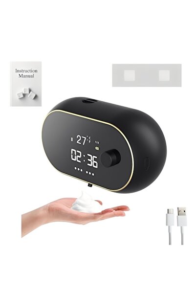 OEM Automatic Soap Dispenser Foam/Liquid, 450ml, Wall-Mounted, Black