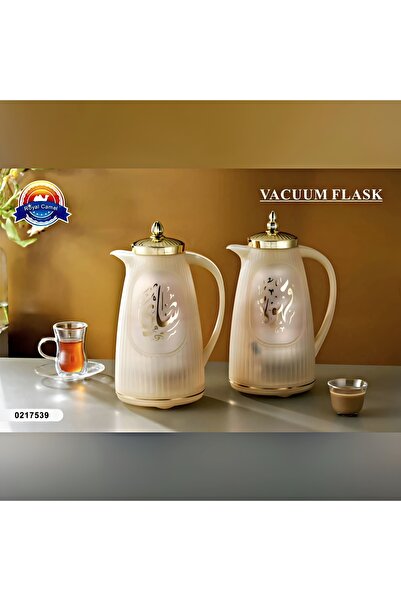 royal_camel طقم ترامس شاي وقهوة الاسطورة ذهبي 1+1لتر