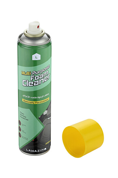 Lawazim Multi-Purpose Foam Cleaner 300ml - Car Interior Upholstery Plastic and Fabric Cleaning Spray