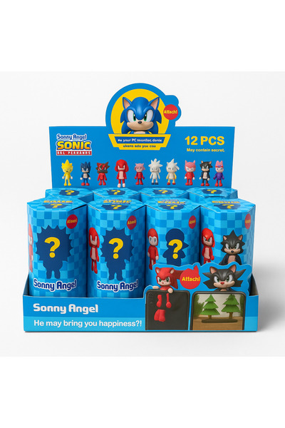 Nice For You Sonic Sonny Angel Mini Charm – Çanta, Anahtar ve Ayna Süsü Figür