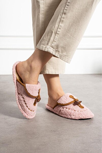 BYRAMSE شباشب منزلية نسائية لا تصدر صوتًا، نعل خفيف الوزن، شباشب منزلية مبطنة بالصوف والقطيفة