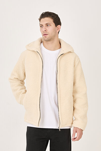 No Way Ανδρικό παλτό με επένδυση από βελούδο