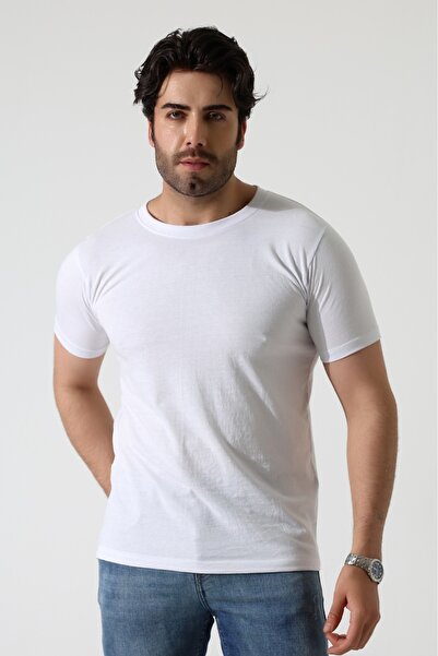 Piano Luce Men's 5-Pack T-Shirts – Short Sleeve Crew Neck Regular Fit – 5 Color Options