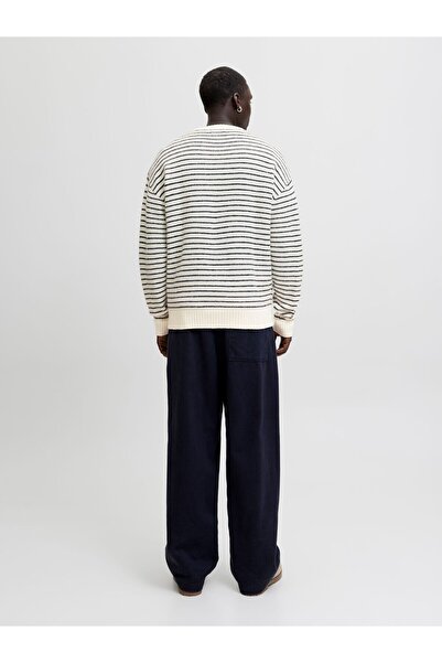 Jack & Jones Strickpullover Gestreift Strickpullover