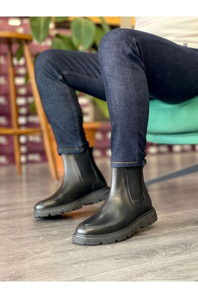MOR KUNDURA Genuine Leather Daily Use Chelsea Boots