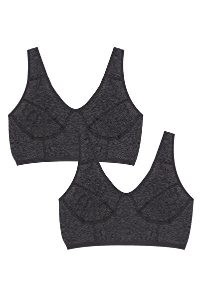 Öts Sutien alb pentru femei, 2 piese, 100% bumbac