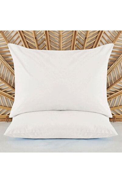 Evidea Husă de pernă Soft basic 2-bucăți - Albă - 50x70 cm