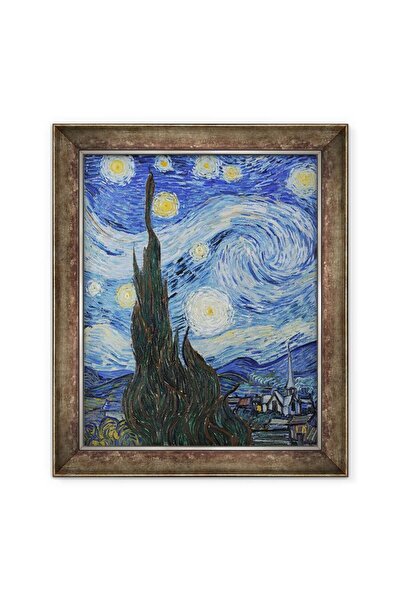Tablouri Decor Tablou inramat - Vincent van Gogh - Noaptea instelata I, 50 x ...