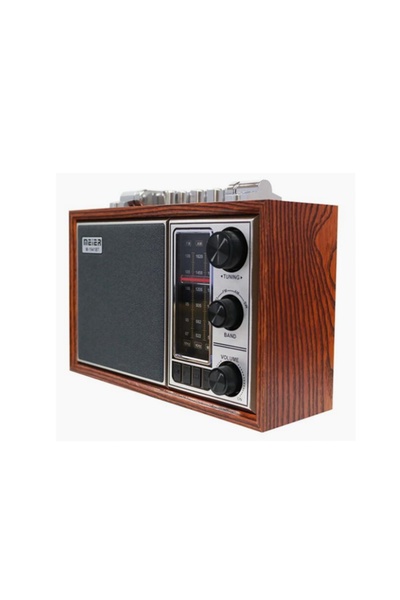 RTG M1941 Ahşap Nostaljik Görünümlü Bluetoothlu USB-SD Card Girişli Radyo Hoparlör Müzik Kutusu
