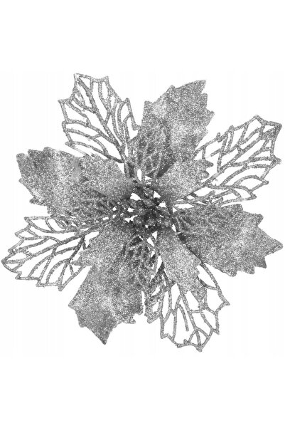 OEM Комплект от 10 коледни украси за елха, звезда от коледна звезда, 16 см, с...